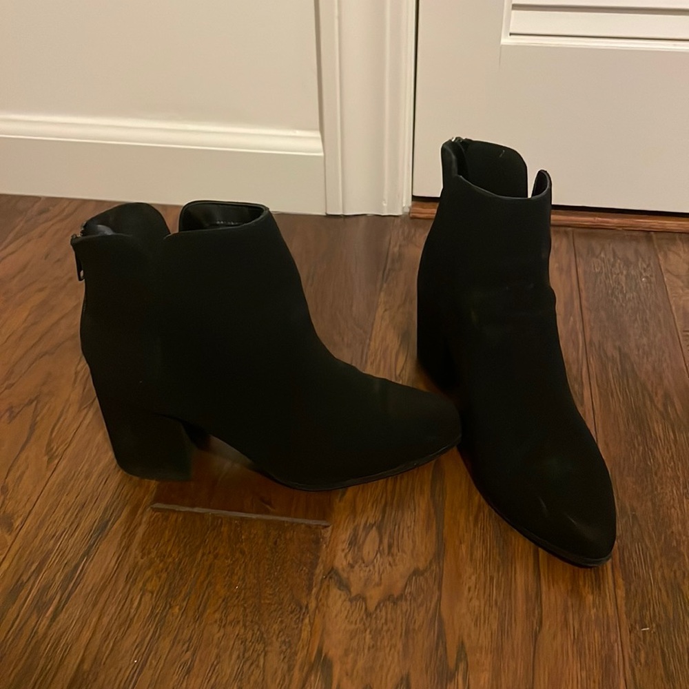 Black shein booties